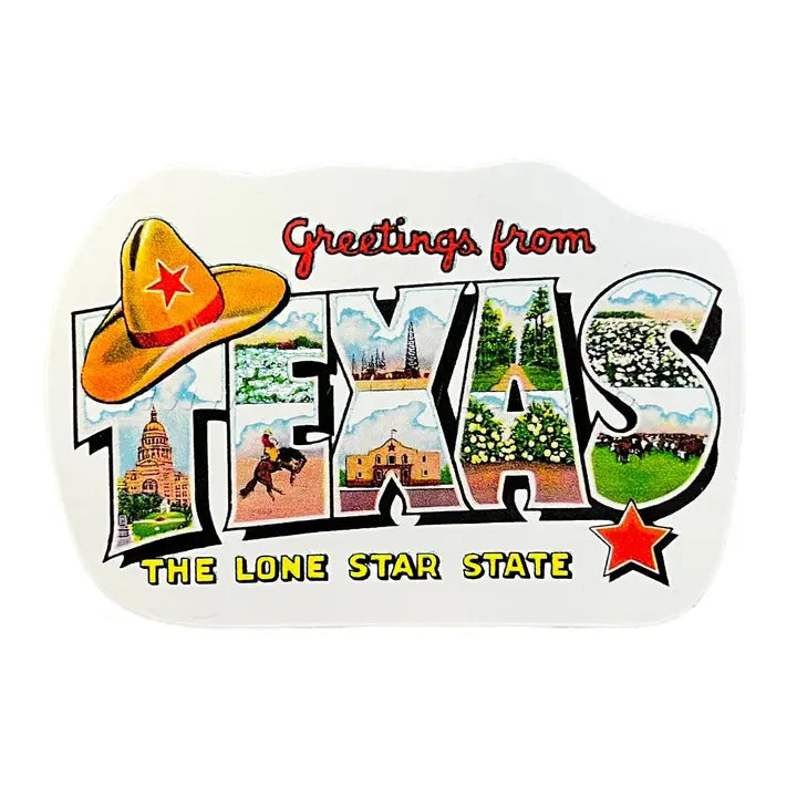 Greetings TX Sticker